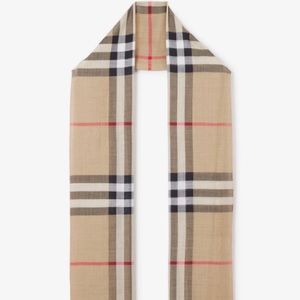 Brand New with Tags Lightweight Silk Burberry Scarf